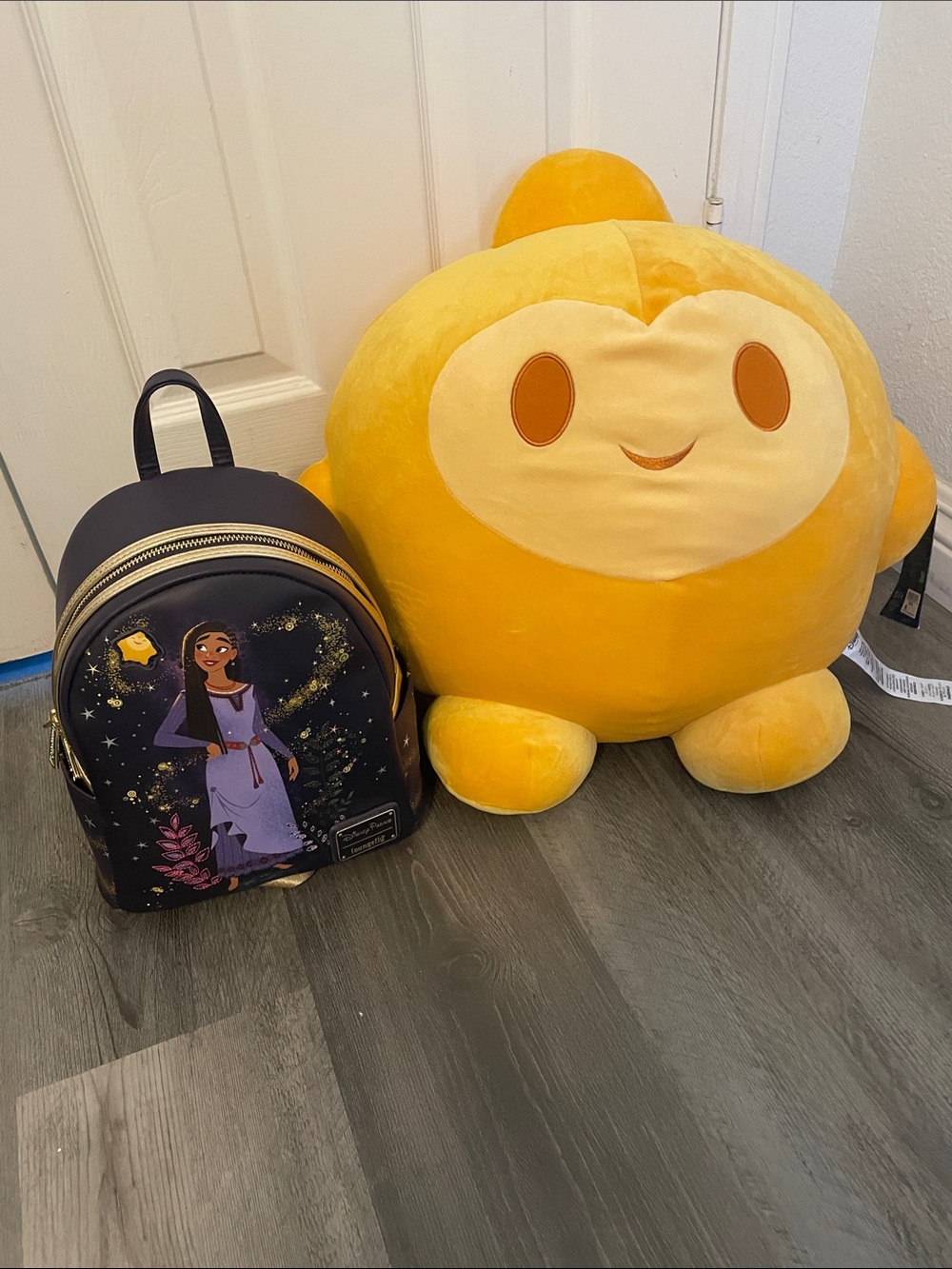 Disney Black and Gold Princess Mini Crossbody Backpack